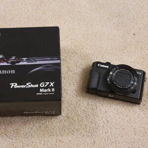 Canon PowerShot G7 X Mark II Compact Digital Camera – Black | With Box